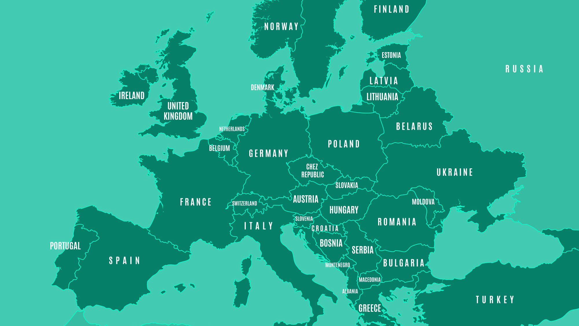 Cartographie des cultures majoritaires pour onze pays UE