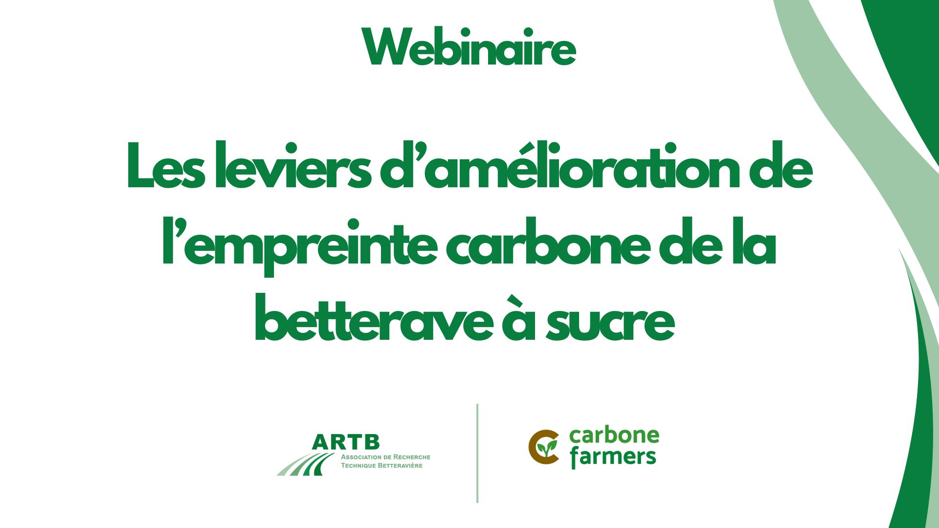 Les leviers d’amélioration de l’empreinte carbone de la betterave à sucre
