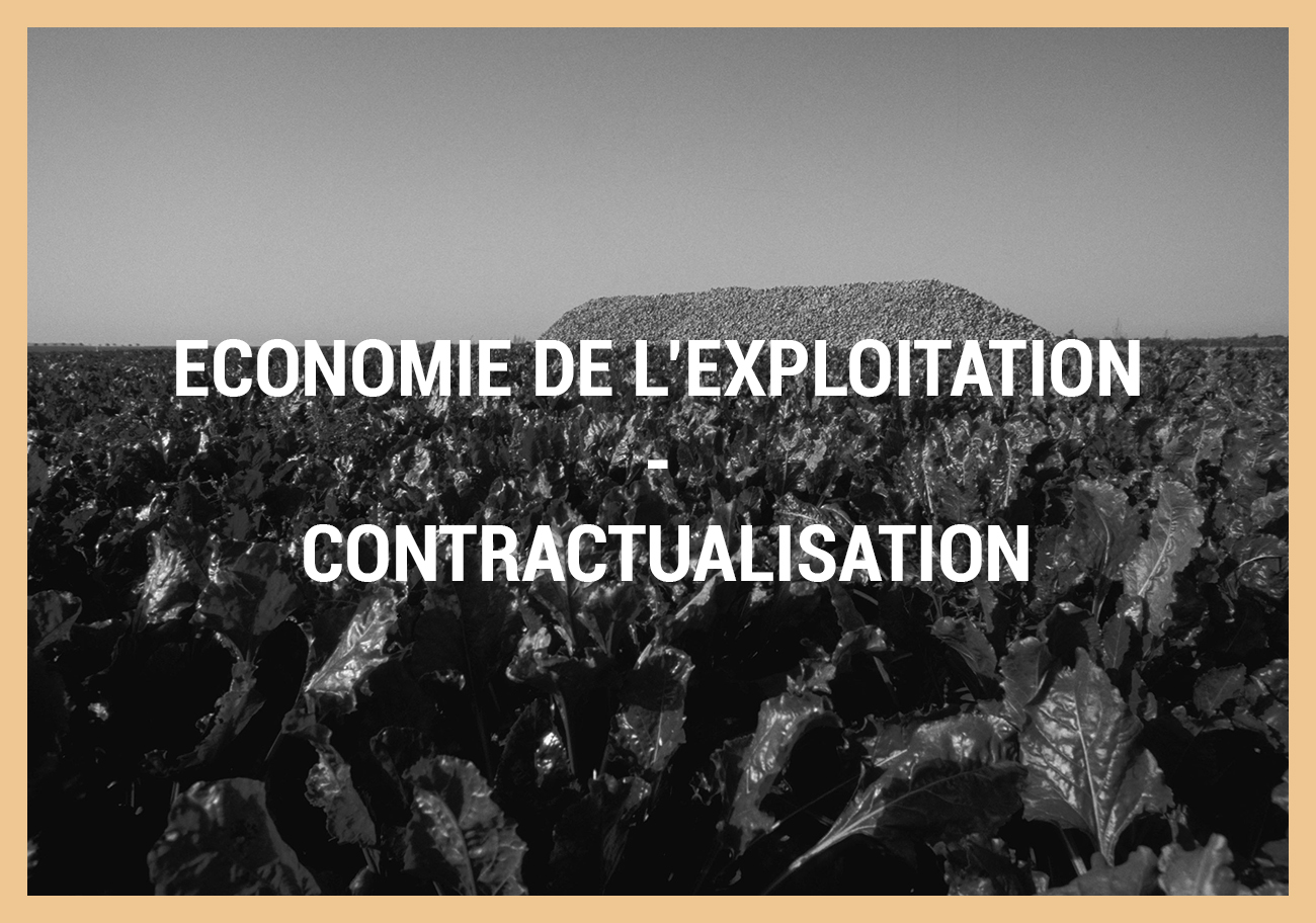 ECONOMIE DE L’EXPLOITATION - CONTRACTUALISATION 